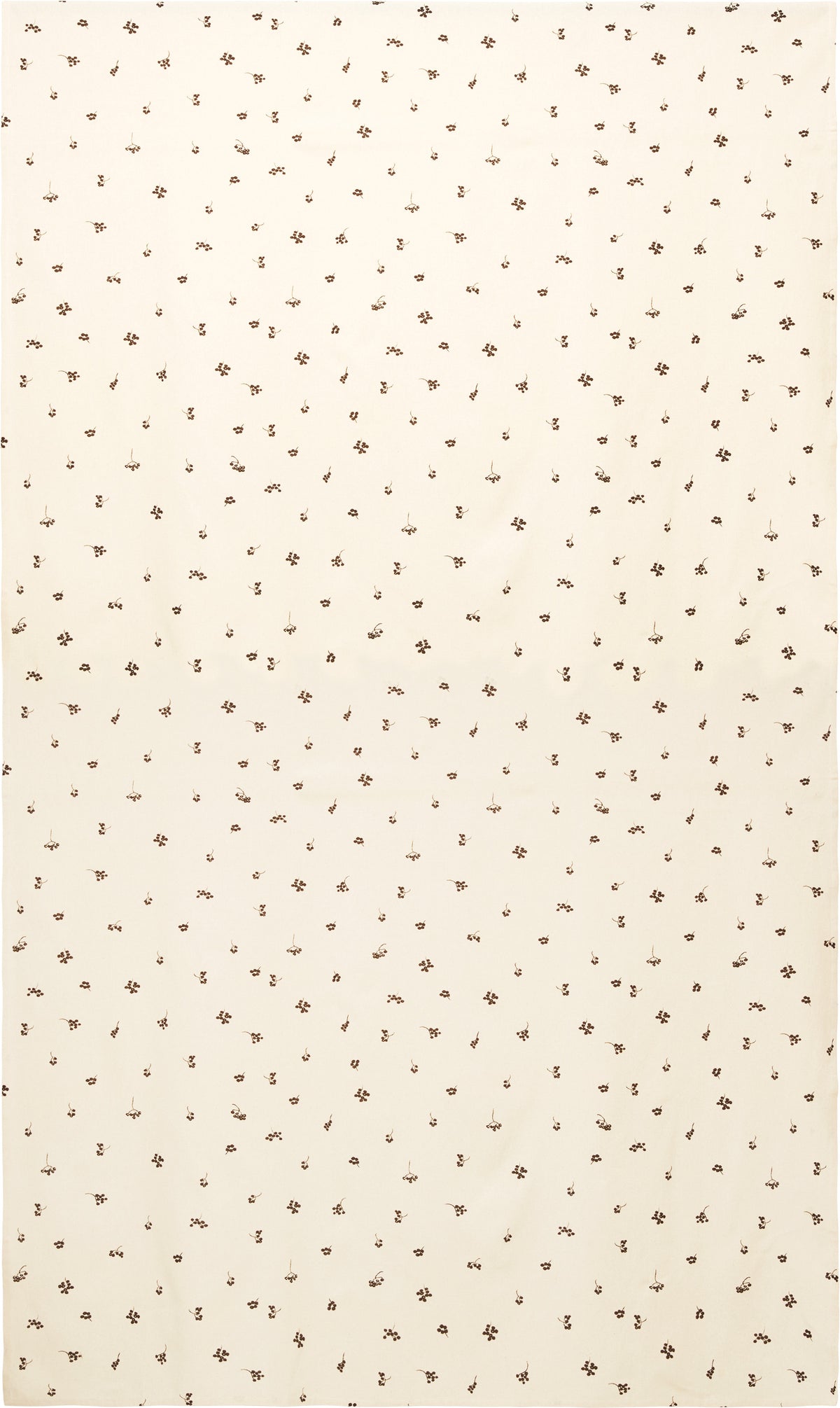 Nappe en coton biologique beige et chocolat 150x240cm Baies - Ferm living — 393978.jpg