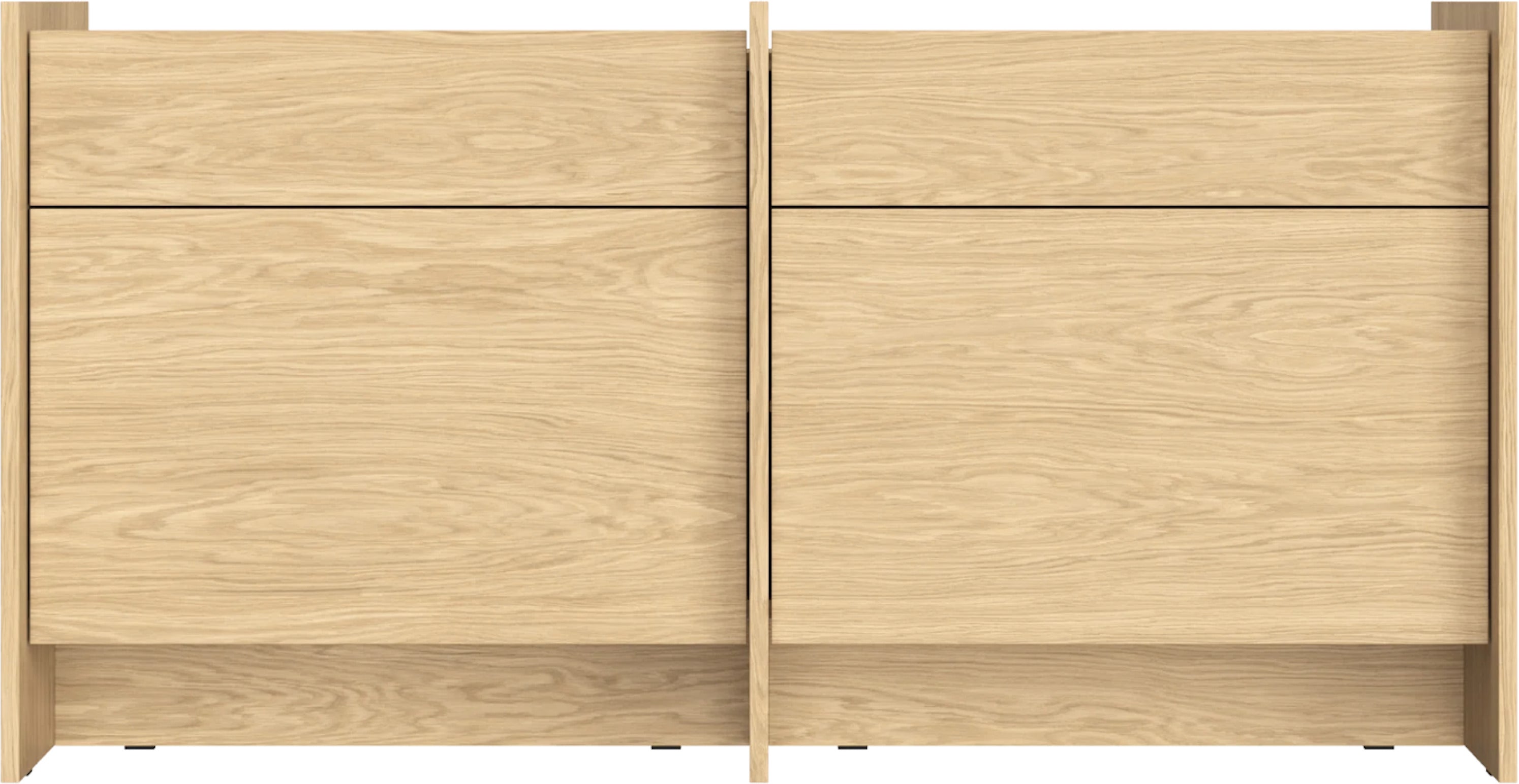 Buffet en placage chêne 146x51x76cm Hido - noo.ma — 394341.jpg