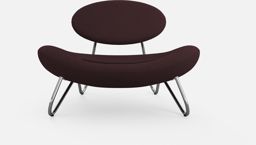 fauteuil-en-tissu-bordeaux-et-acier-brosse-meadow-woud-3