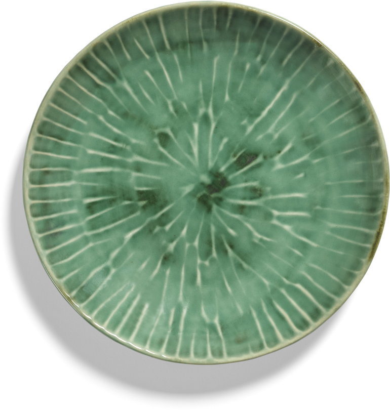 assiette-a-diner-en-ceramique-verte-22x3cm-lanza-serax-2