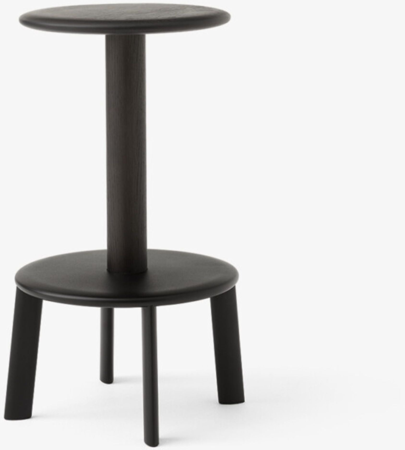 Tabouret de bar en chêne foncé Massif - &tradition — 394736.jpg