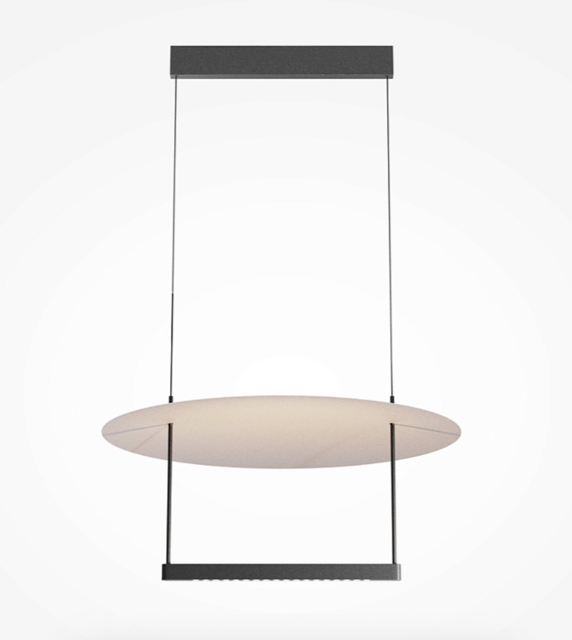 Suspension en verre et aluminium noir 60x37cm Ambience - Maytoni — 395541.jpg