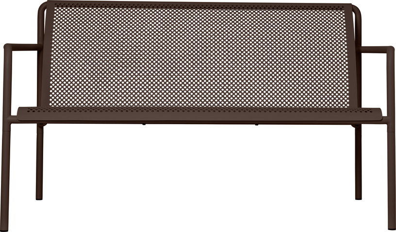 banc-de-jardin-marron-en-acier-electro-galvanise-131x75cm-dapple-lounge-ferm-living-1