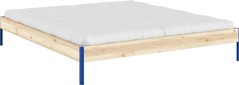 sommier-en-acier-vivid-blue-et-pin-raw-180x200cm-core-karup-design-2