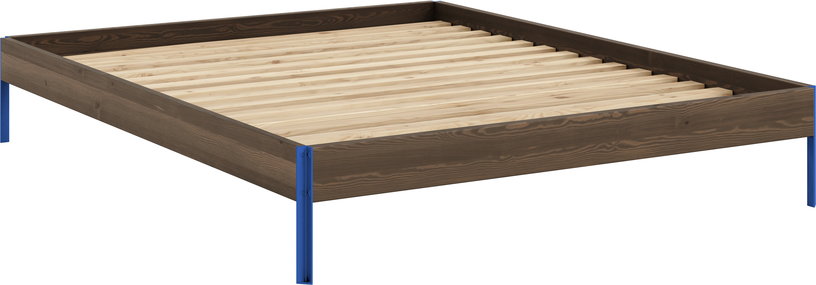 sommier-en-acier-vivid-blue-et-pin-carob-brown-160x200cm-core-karup-design-1