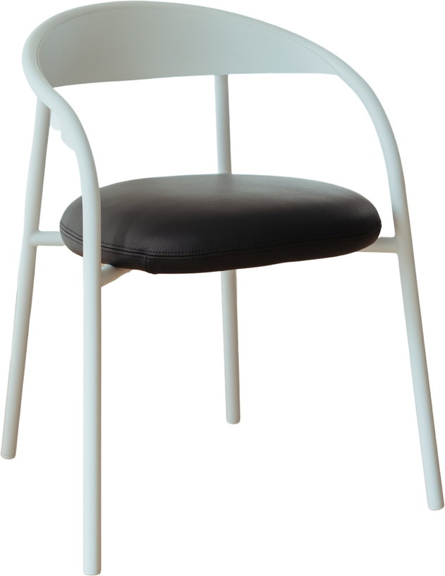 chaise-en-acier-blanc-et-cuir-noir-74x60x54cm-linelle-metallbude-1