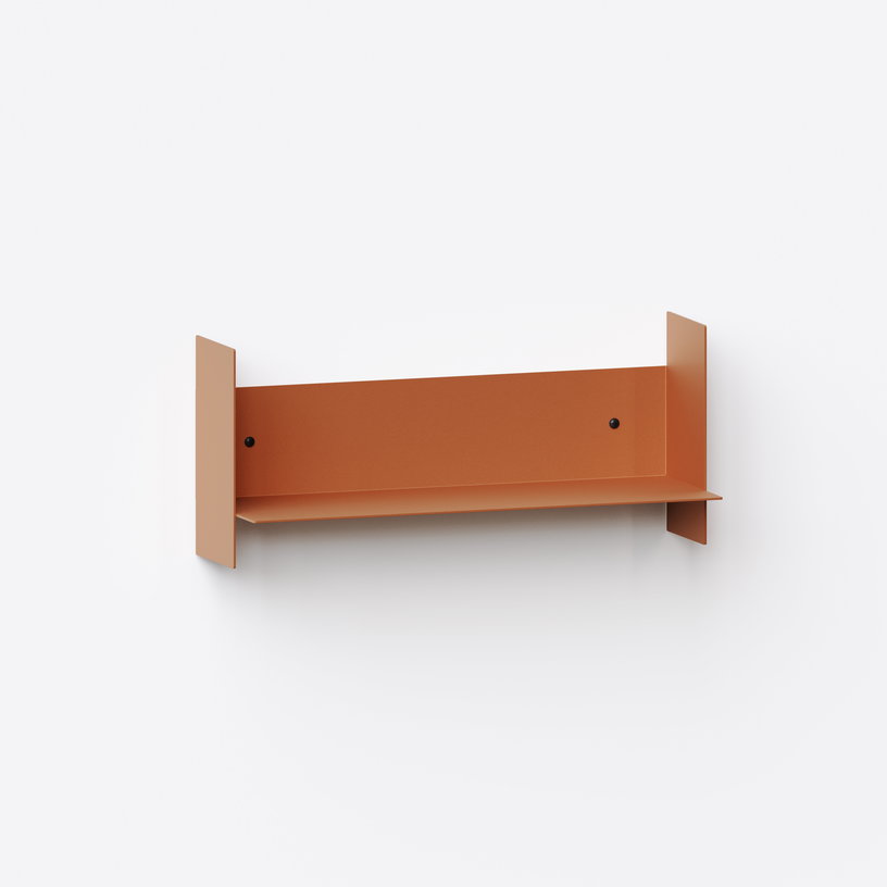 etagere-murale-en-acier-rouge-tangerine-45cm-pli-tiptoe-1