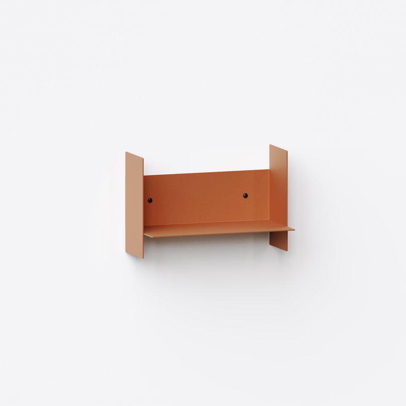 etagere-murale-en-acier-rouge-tangerine-30cm-pli-tiptoe-1