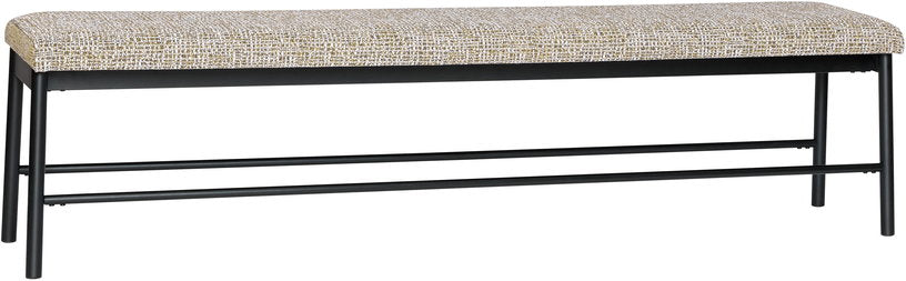 banc-en-tissu-vert-clair-et-metal-noir-182x38x46cm-long-hubsch-1