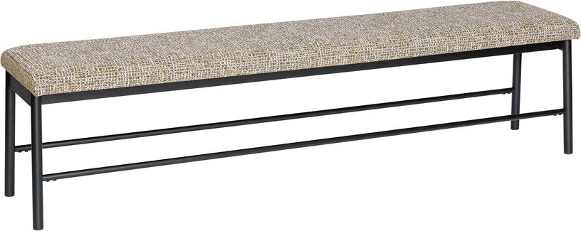 banc-en-tissu-vert-clair-et-metal-noir-182x38x46cm-long-hubsch-3