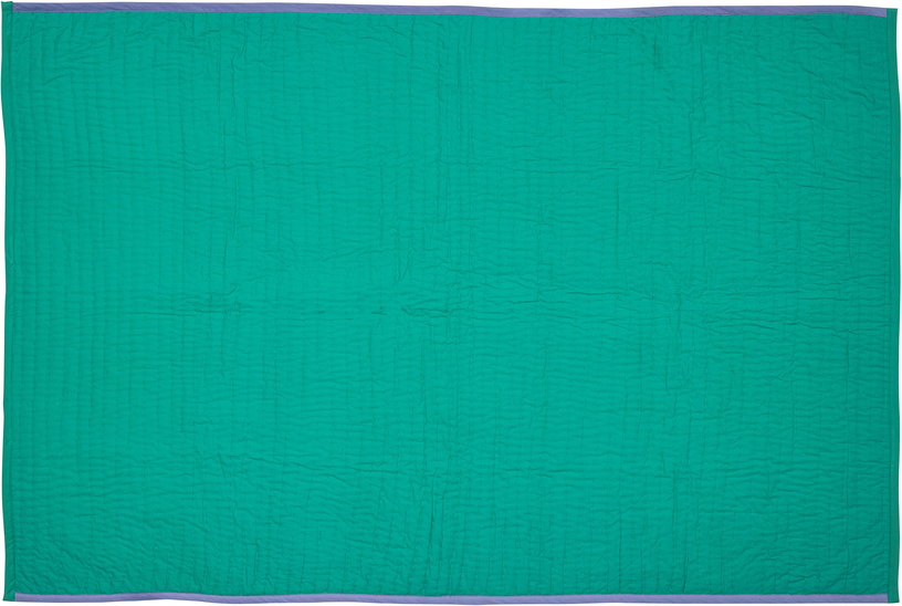 plaid-en-coton-bleu-vert-140x200cm-tento-hubsch-1