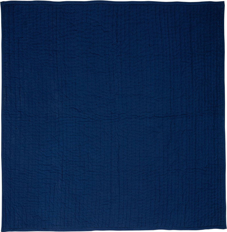 couvre-lit-en-coton-bleu-fonce-260x260cm-sen-hubsch-2