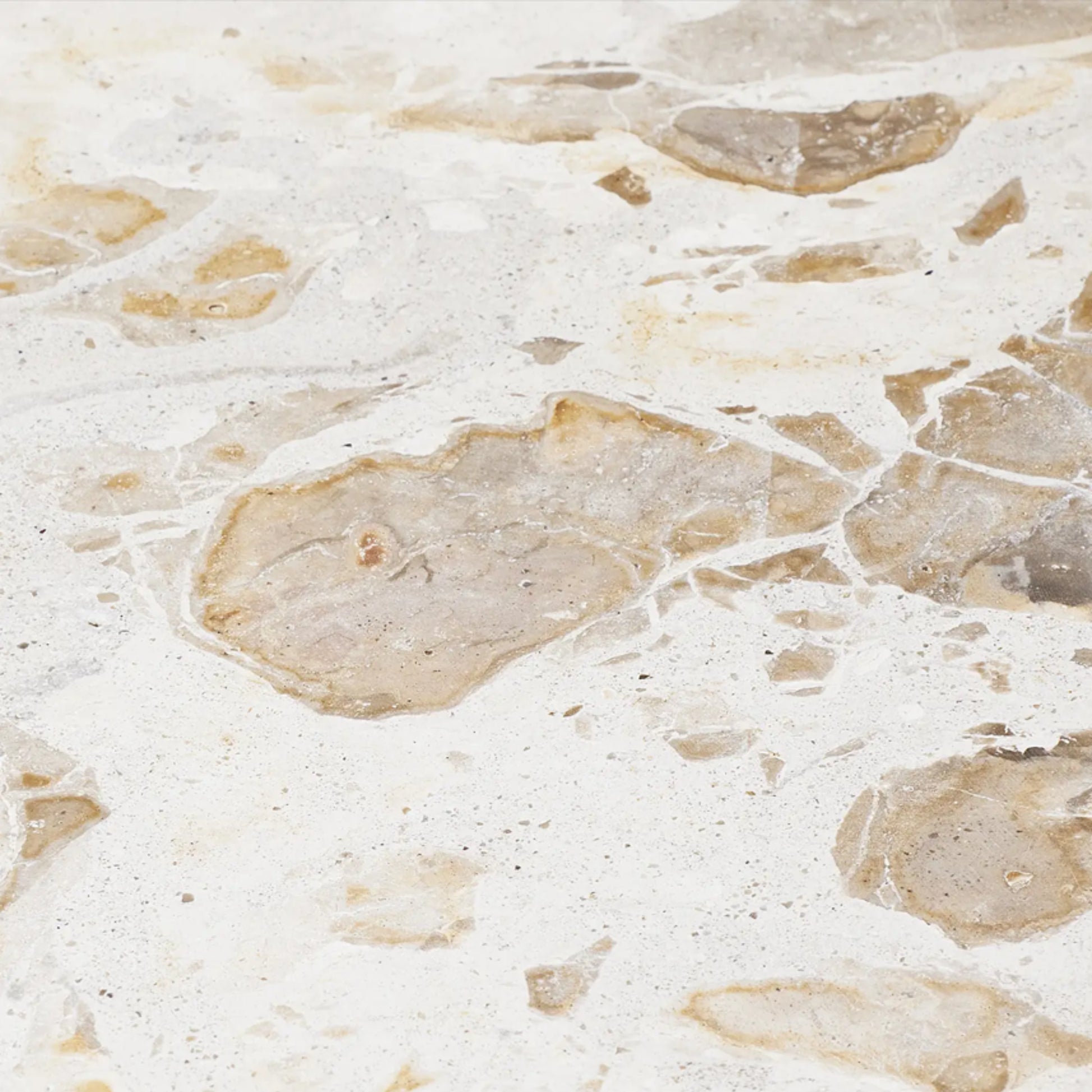 Plateau en marbre beige/gris avec nervures pour Componibili 30 cm - The Cool Republic — 397504.jpg