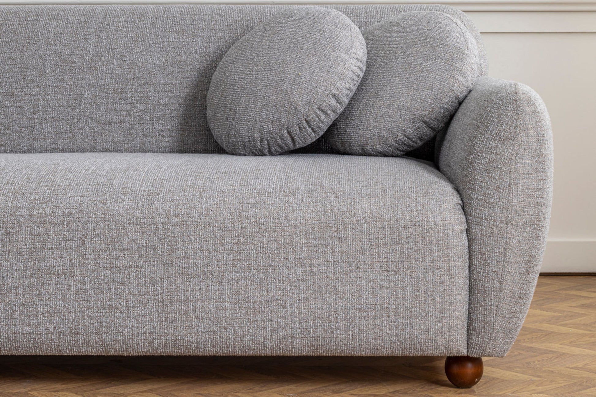 Canapé d'angle gauche en tissu gris chiné 273x93x86cm Eddy - Home Design — 398960.jpg
