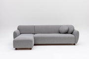 Canapé d'angle gauche en tissu gris chiné 273x93x86cm Eddy - Home Design — 398961.jpg