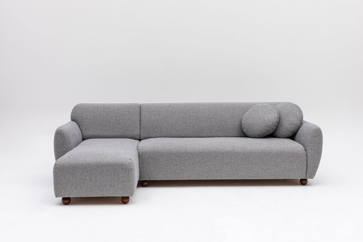 Canapé d'angle gauche en tissu gris chiné 273x93x86cm Eddy - Home Design — 398961.jpg