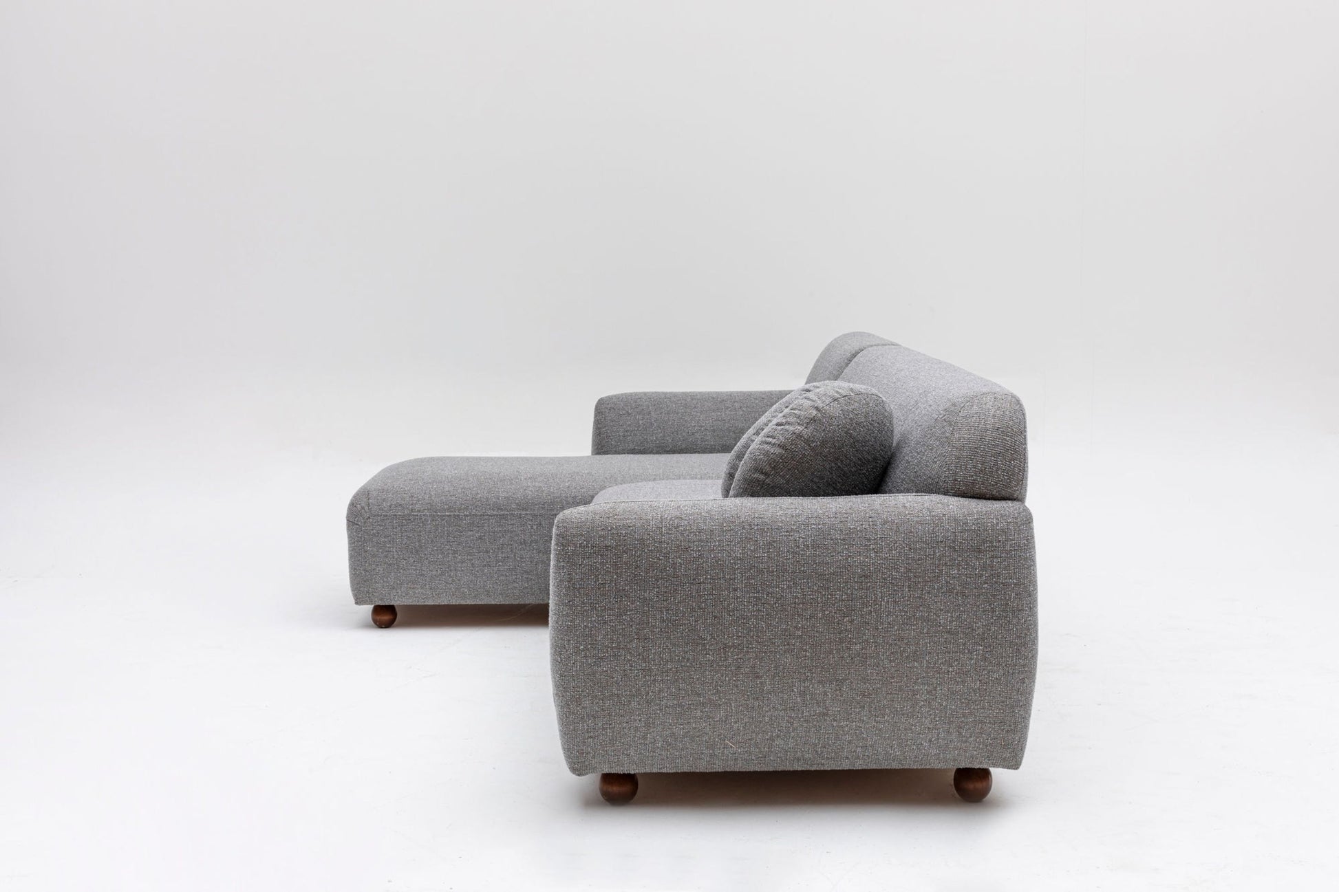 Canapé d'angle gauche en tissu gris chiné 273x93x86cm Eddy - Home Design — 398963.jpg