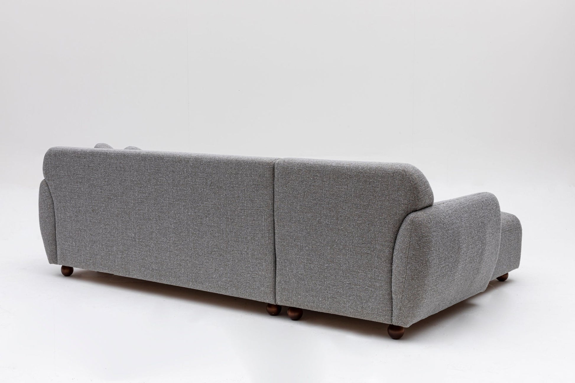 Canapé d'angle gauche en tissu gris chiné 273x93x86cm Eddy - Home Design — 398965.jpg