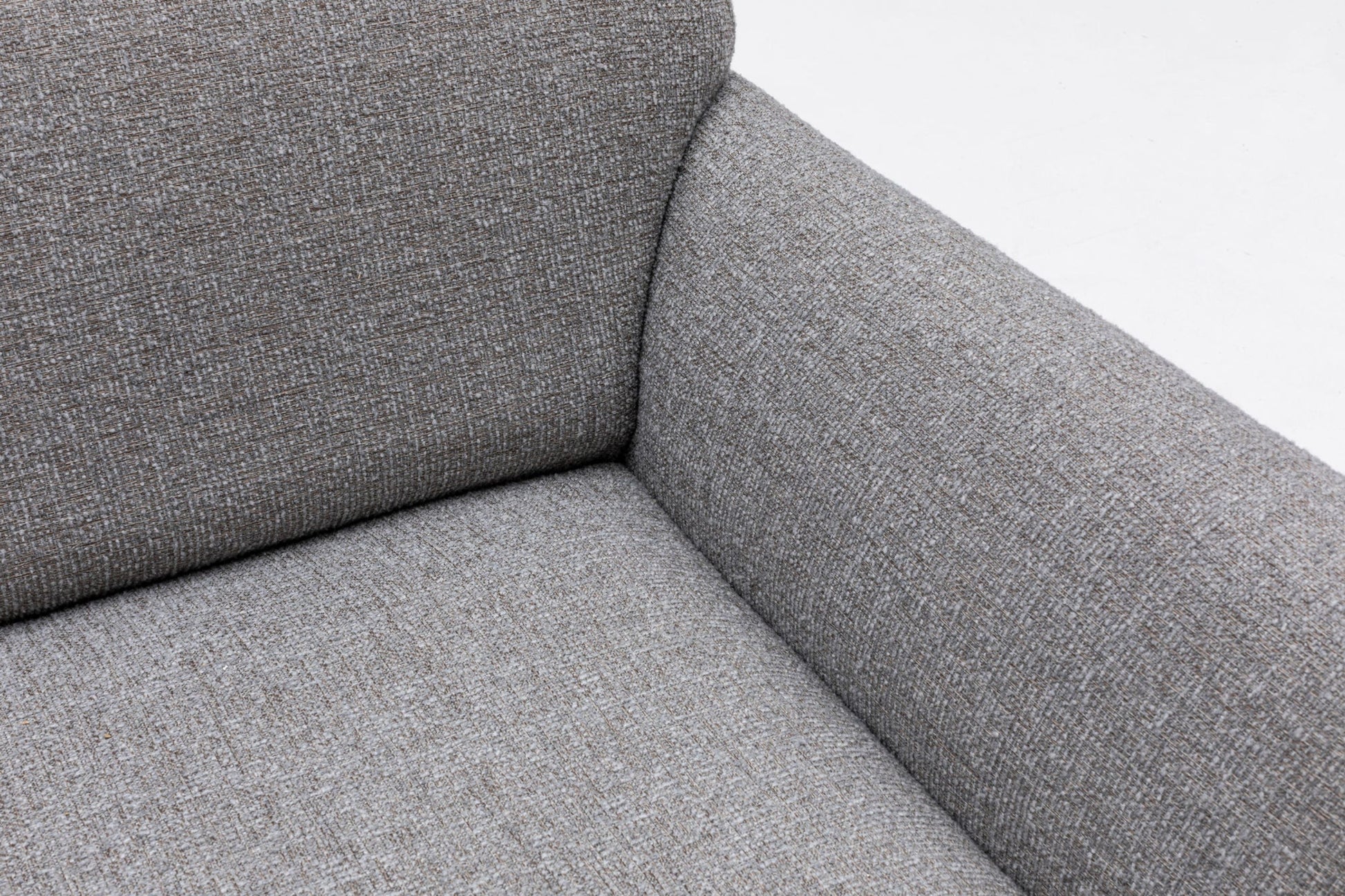 Canapé d'angle droite en tissu gris chiné 273x93x86cm Eddy - Home Design — 398966.jpg