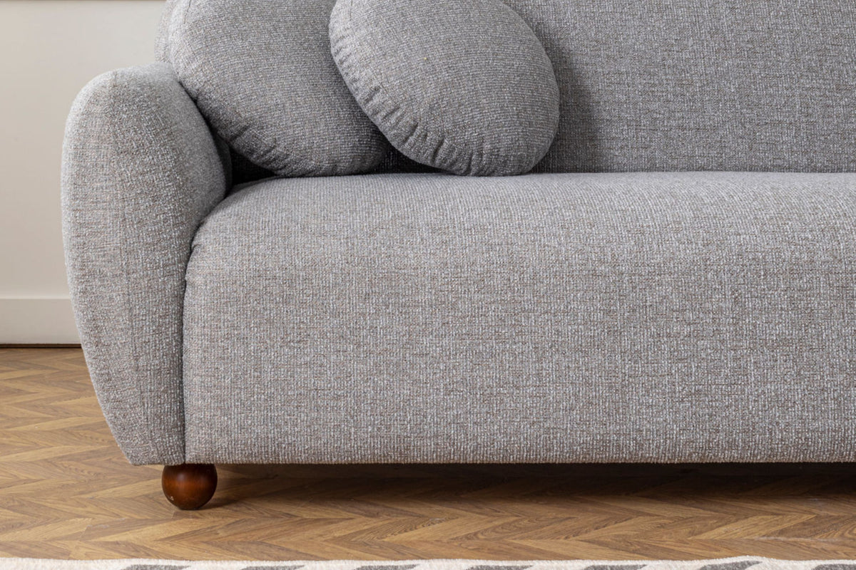 Canapé d'angle droite en tissu gris chiné 273x93x86cm Eddy - Home Design — 398972.jpg
