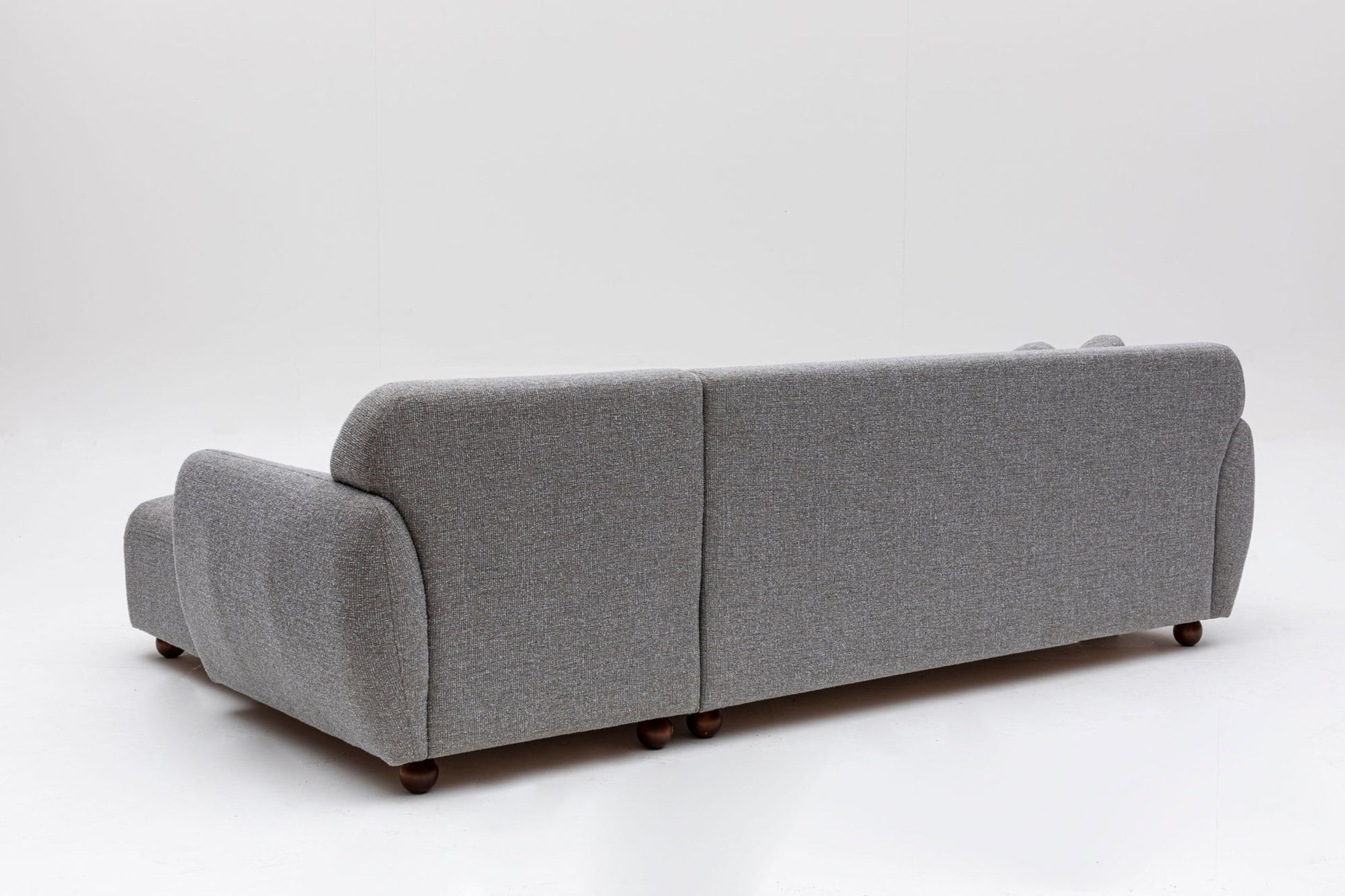 Canapé d'angle droite en tissu gris chiné 273x93x86cm Eddy - Home Design — 398977.jpg