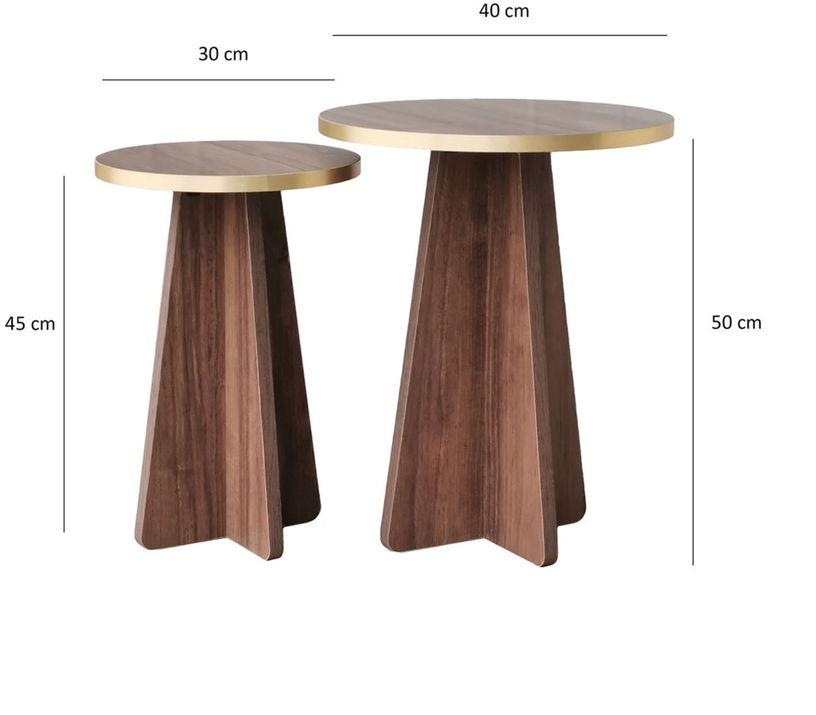 tables-d-appoint-en-bois-marron-fonce-et-or-mushroom-home-design-2