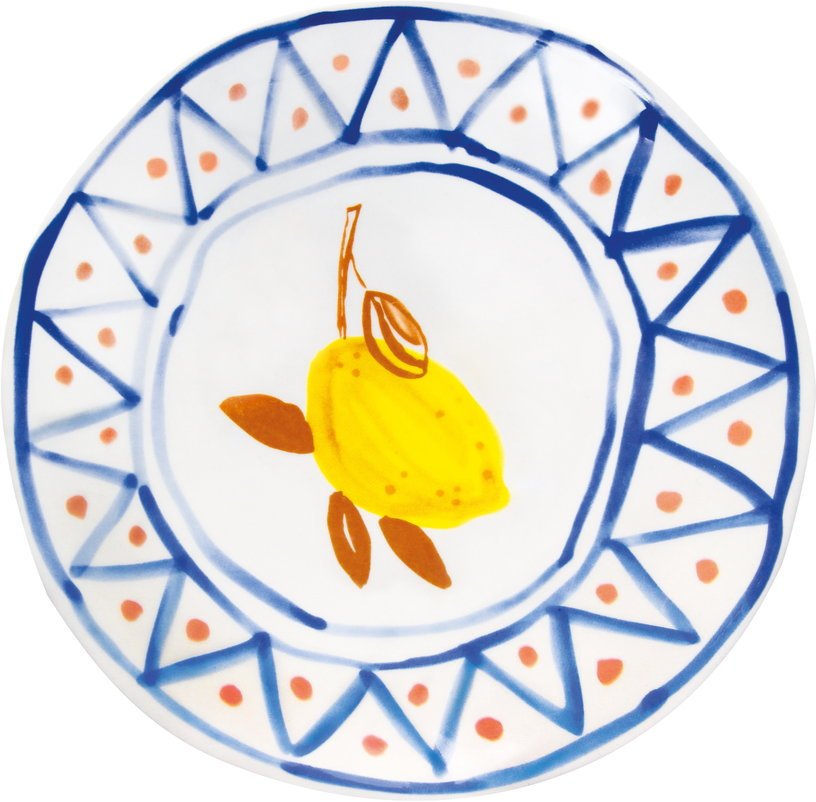 4 Assiettes motifs citrons Moroccan - &Klevering - The Cool Republic