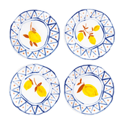 4 Assiettes motifs citrons Moroccan - &Klevering - The Cool Republic