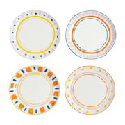 4 Assiettes plates en porcelaine Boavista - &Klevering - The Cool Republic