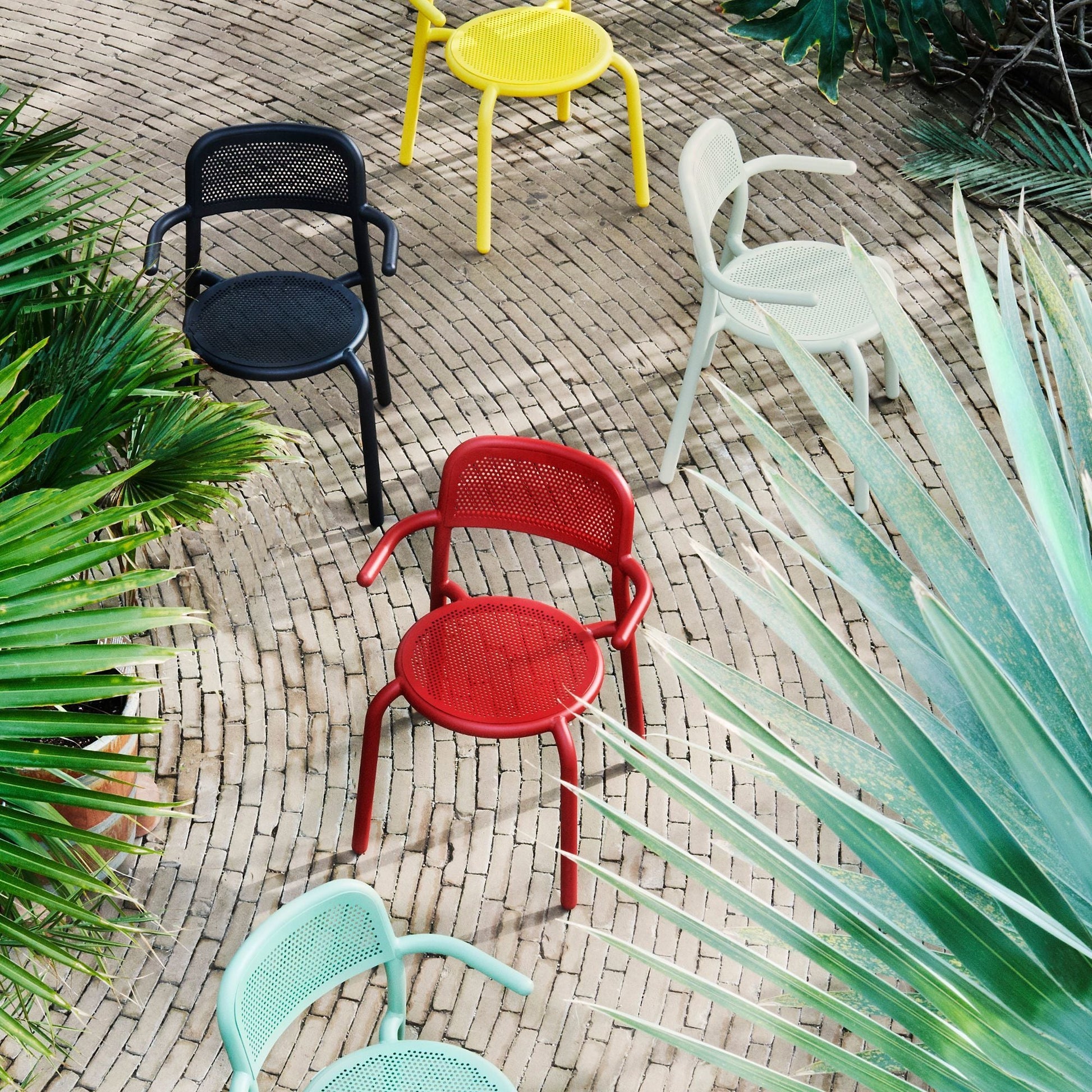 4 Chaises anthracites Toni - Fatboy - The Cool Republic
