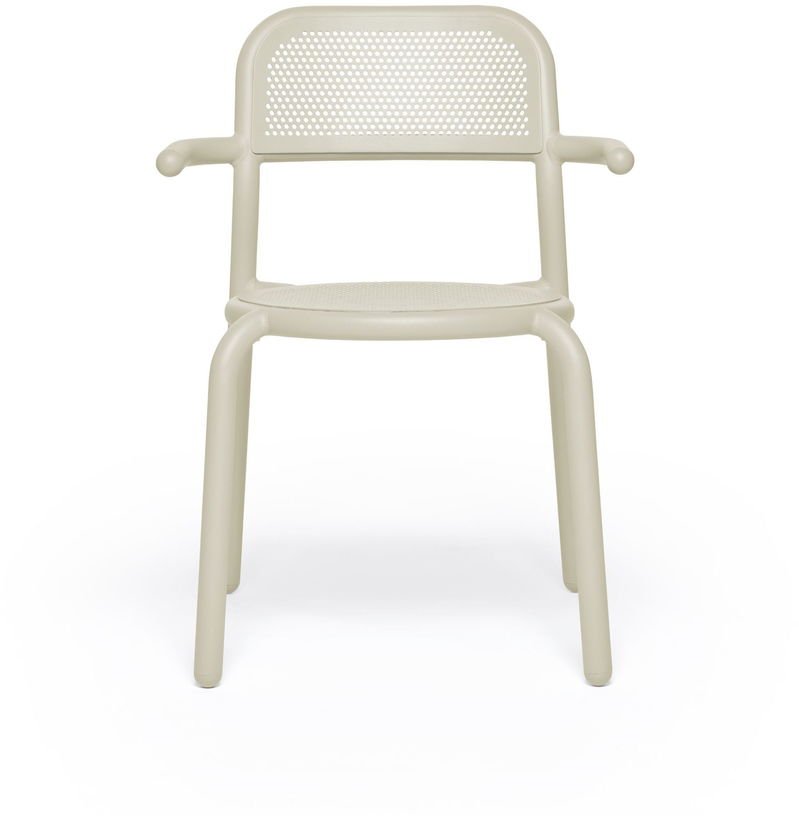 4 chaises beiges avec accoudoirs Toni - Fatboy - The Cool Republic