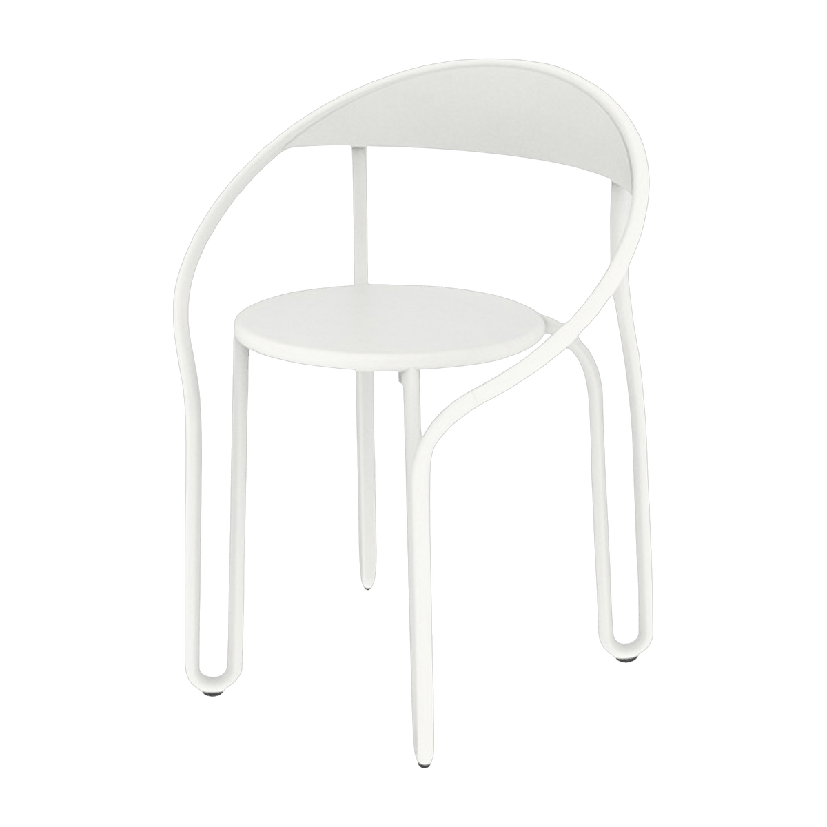 4 Chaises blanches Huggy Bistro - Maiori - The Cool Republic