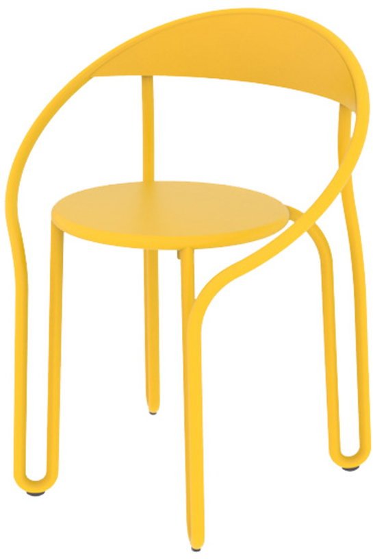4 Chaises moutarde Huggy Bistro - Maiori - The Cool Republic