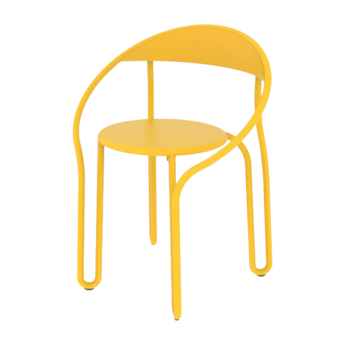 4 Chaises moutarde Huggy Bistro - Maiori - The Cool Republic