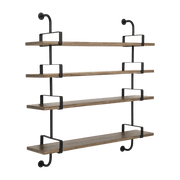 4 étagères en noyer 155 cm Démon Shelf - Gubi - The Cool Republic