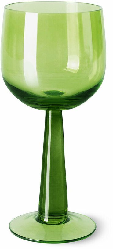 4 Grand verres à vin vert Lime - HKliving - The Cool Republic