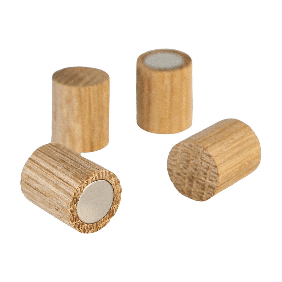 4 magnets en bois 1,7cm Ela - Metallbude - The Cool Republic