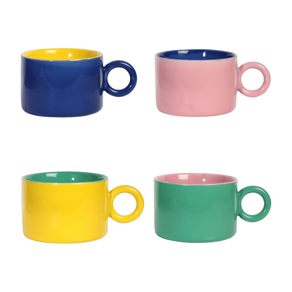 4 mugs colorés Chiquito - &Klevering - The Cool Republic