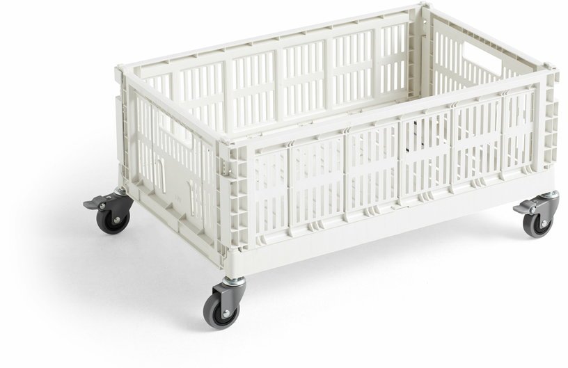 4 roues pour colour crate grises L - HAY - The Cool Republic