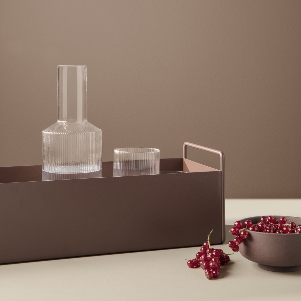 4 Verres à eau long drink Ripple - Ferm Living - The Cool Republic