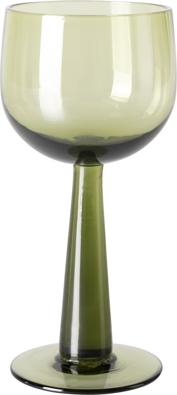 4 verres à vin hauts verts The Emeralds - HKliving - The Cool Republic