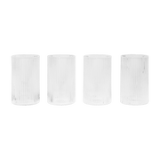 4 verres style verrine Ripple - Ferm Living - The Cool Republic