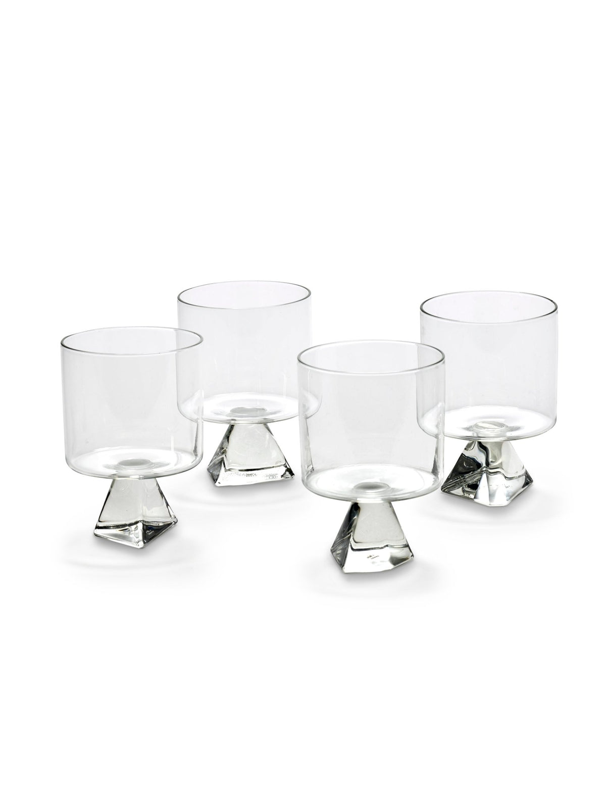 4 Verres transparents 38cl 8x11,5cm - Serax - The Cool Republic