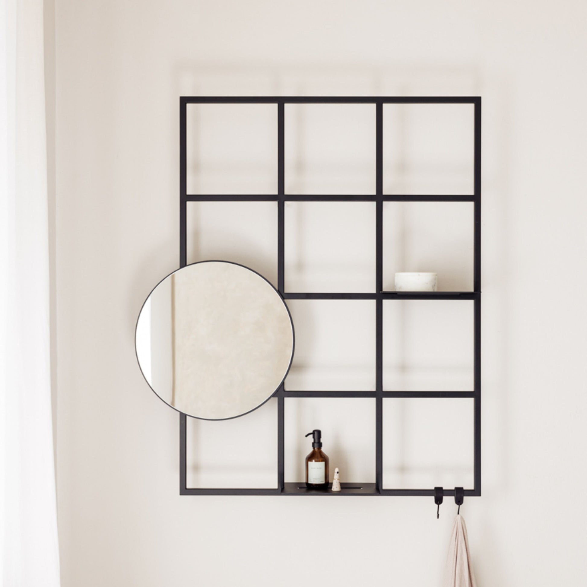 Etagère en métal noir 122x92cm Rivo - Metallbude — 401894.jpg