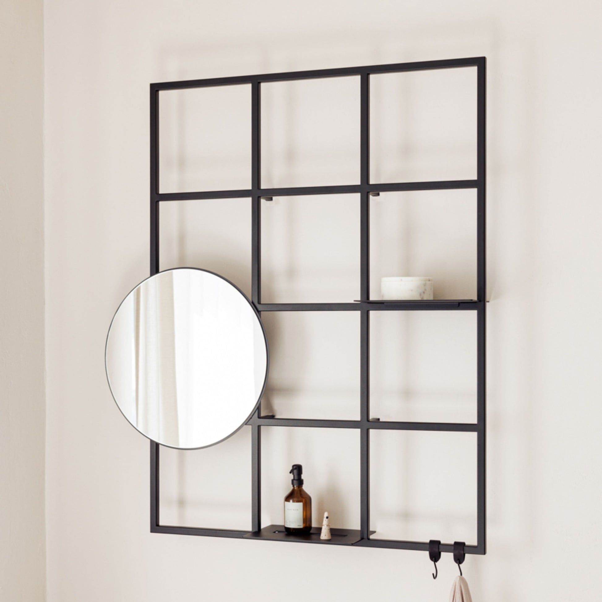 Etagère en métal noir 122x92cm Rivo - Metallbude — 401895.jpg