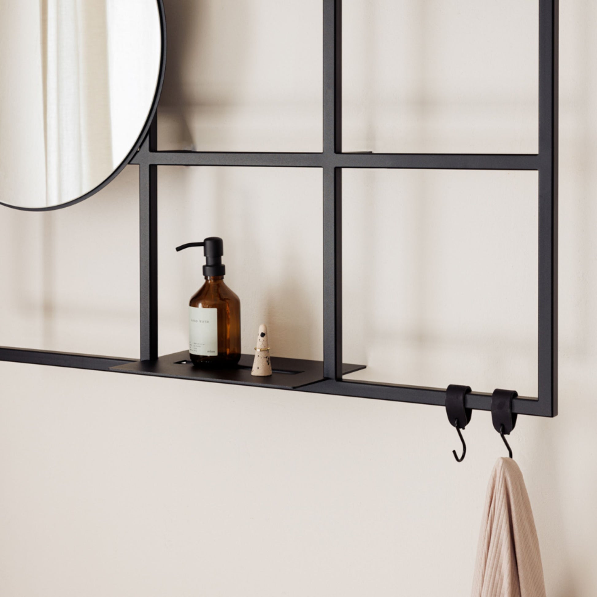 Etagère en métal noir 122x92cm Rivo - Metallbude — 401898.jpg