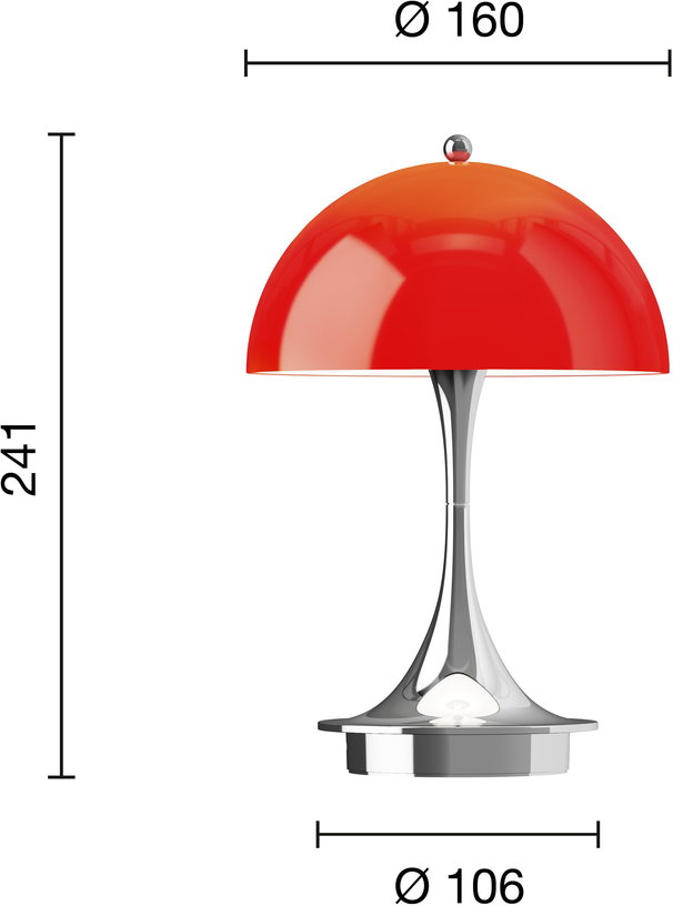lampe-portable-rouge-et-chrome-panthella-160-portable-v3-louis-poulsen-3