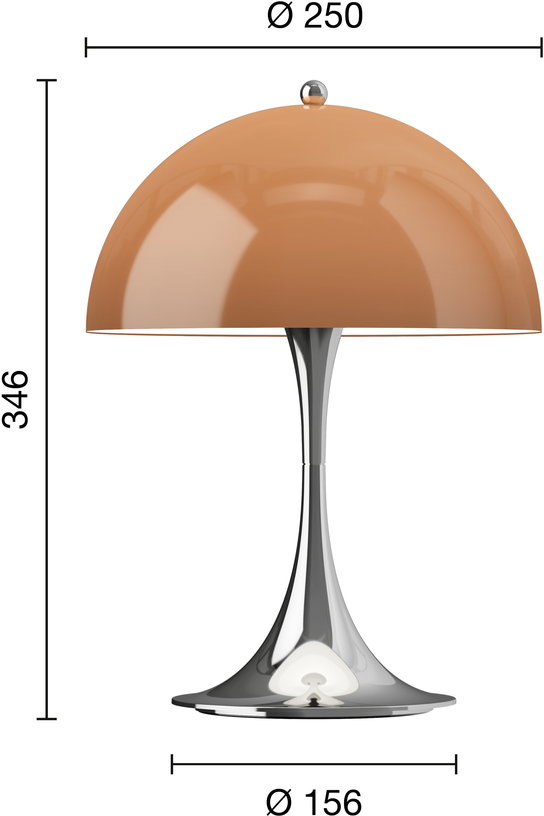 lampe-de-table-marron-opale-et-chrome-panthella-250-v3-louis-poulsen-3