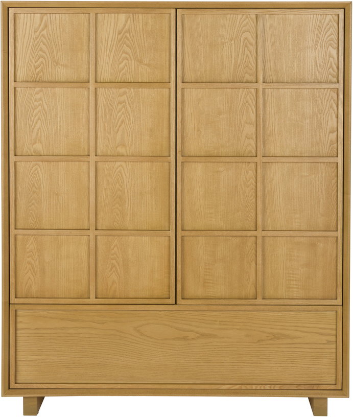 cabinet-en-bois-d-hevea-et-placage-en-frene-45x100x120cm-raster-zuiver-2