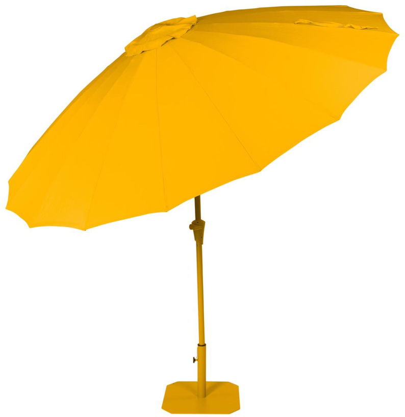 parasol-en-acier-et-polyester-jaune-soleil-250x235cm-sunshine-zuiver-2